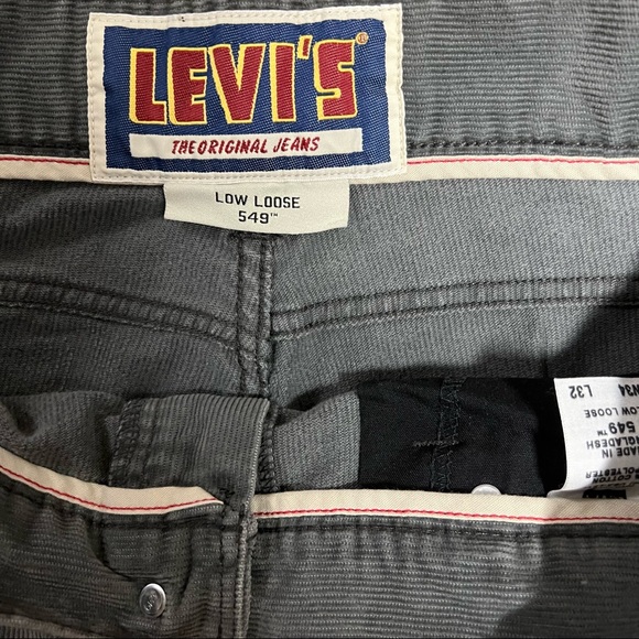 Vintage Levis Gray/Green Corduroy - Picture 5 of 6